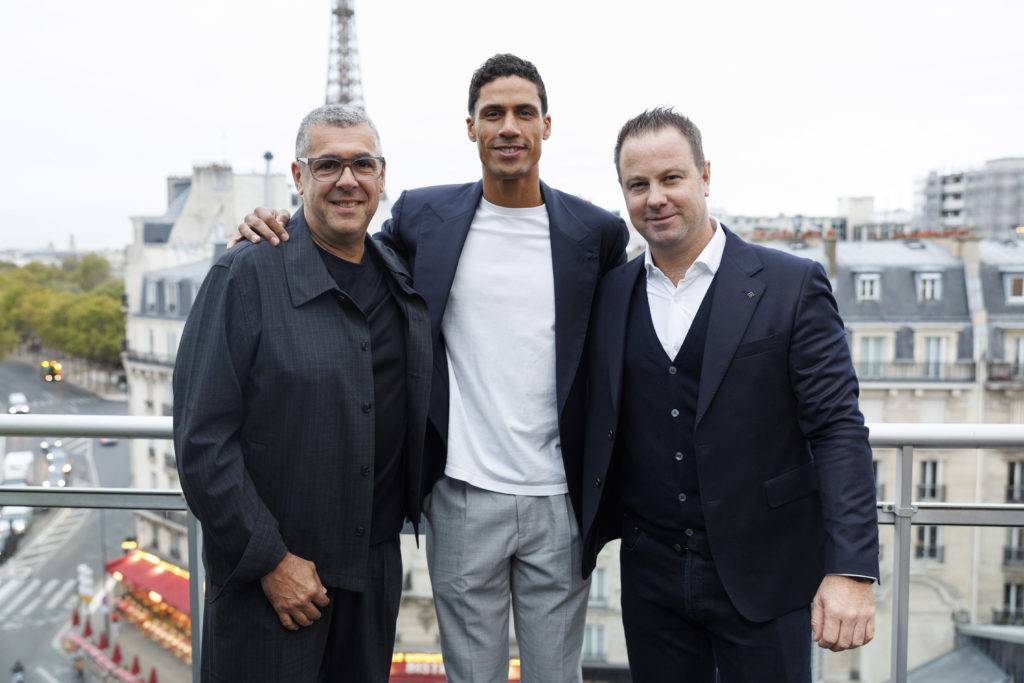 Les associés de +FORT : Raphael Varane, Guillaume Lucchini et Hervé Silbert
